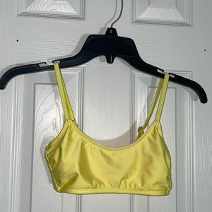 Yellow bikini top